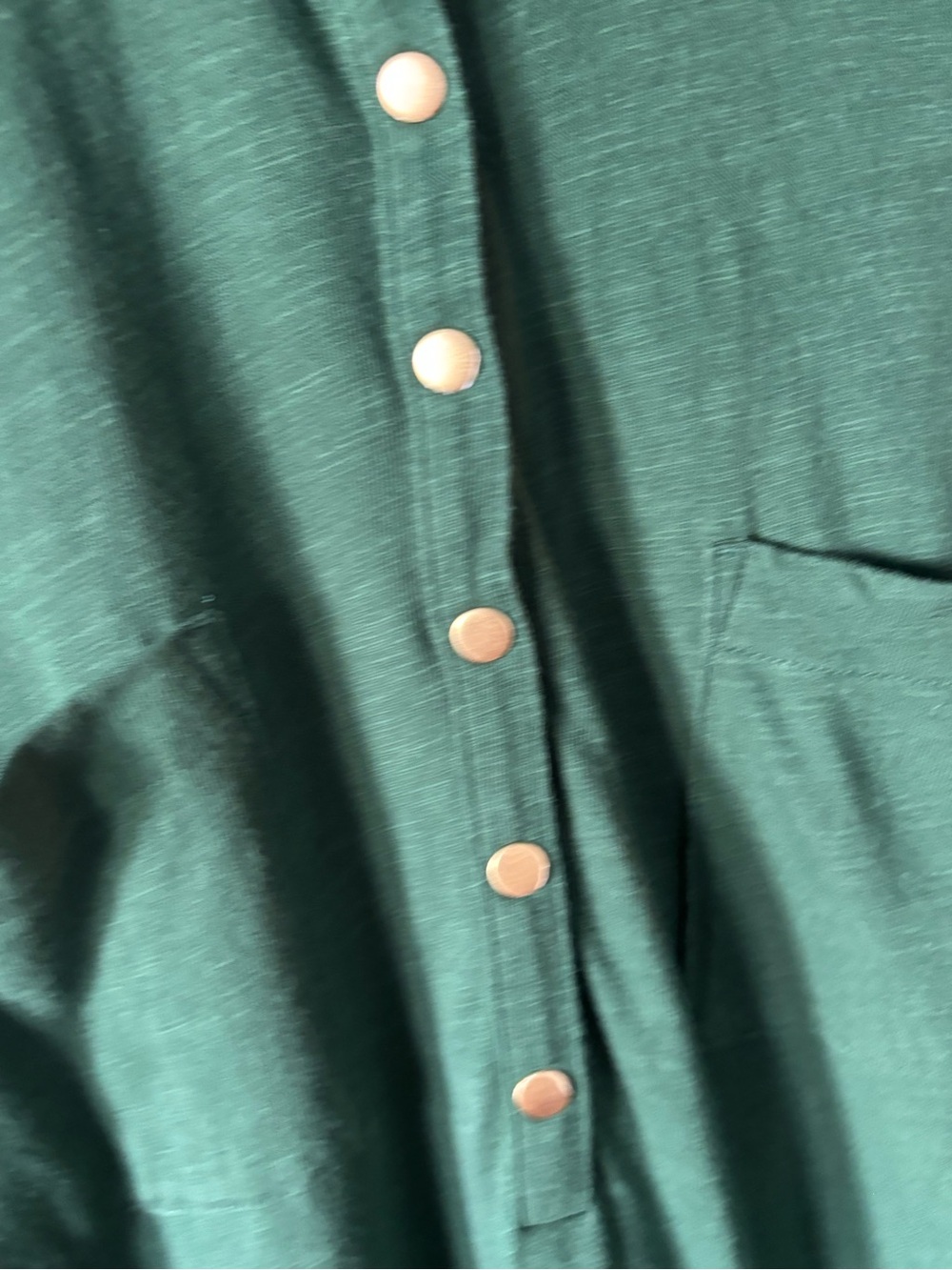 LOFT Green Tie Waist Shirt Dress XL Cotton Long Sleeve - Picture 12 of 14